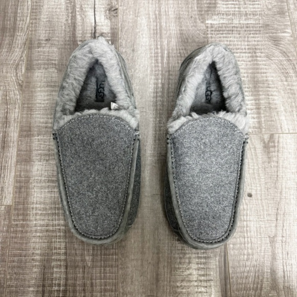 Ugg Ascot Wool Slipper in Gray Size 8 NEW
